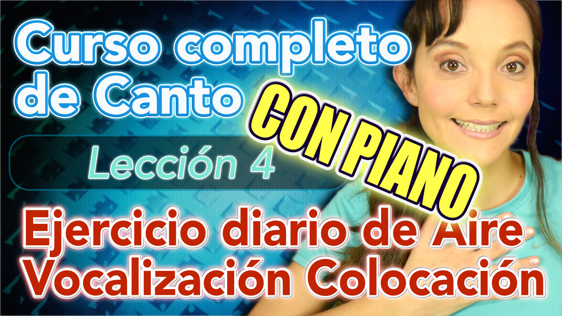 Clases de CANTO, vocalizacion vocalización