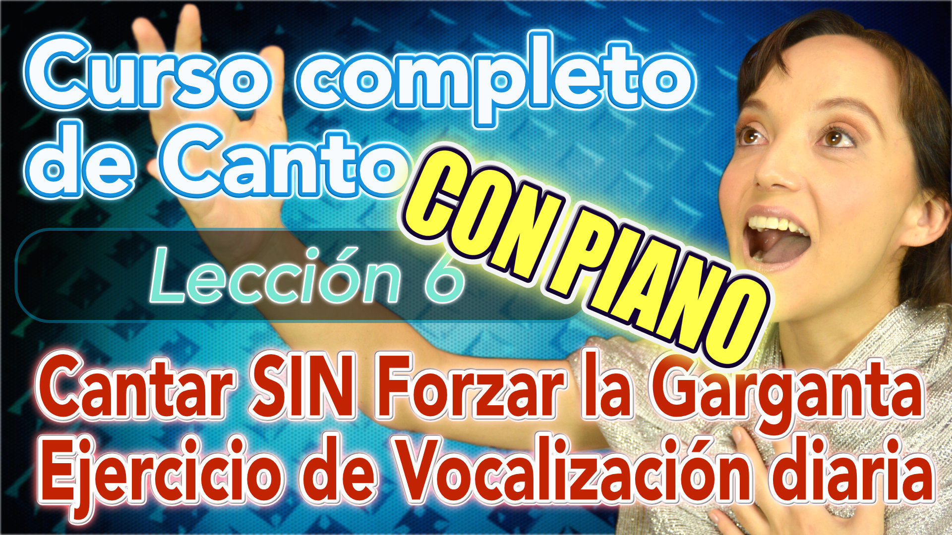 Como cantar sin forzar la garganta